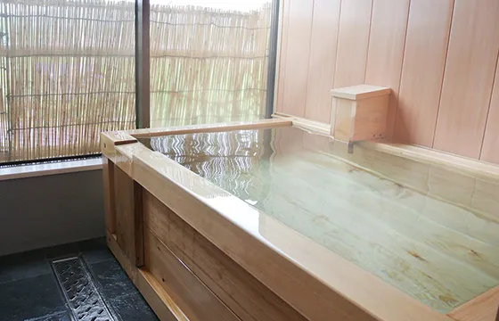 天然温泉をお部屋でも